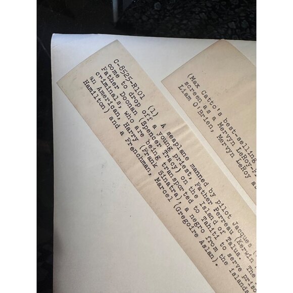 Vintage 1961 Movie Still From "The Devil At 4 OClock" Featuring Frank Sinatra Be - Picture 10 of 13